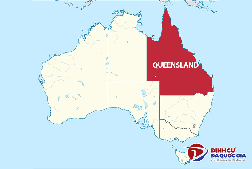 Vị trí bang Queensland
