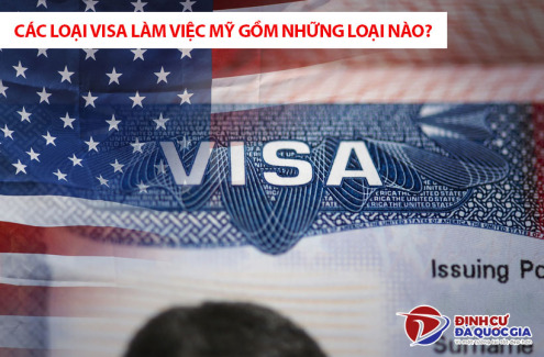 Các loại visa làm việc Mỹ, quy trình xin visa làm việc tại Mỹ